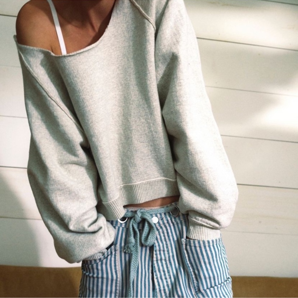 NWOT Free People We The Free Midnight Pullover